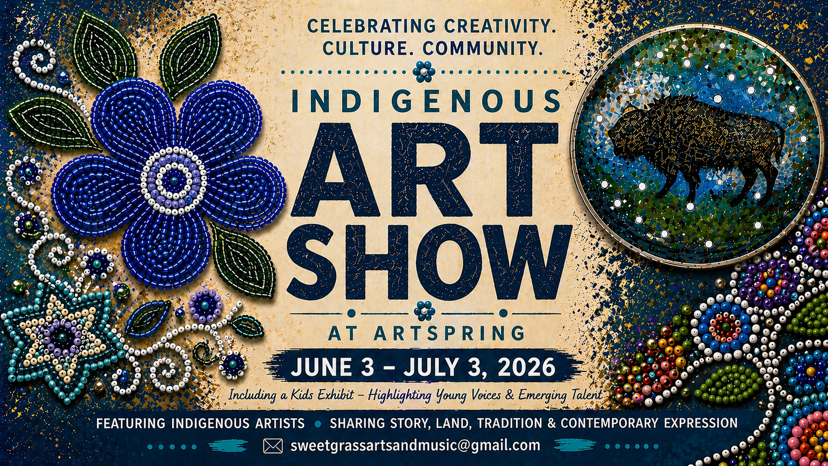 Indigenous Art Show at ArtSpring — June 3 to July 3, 2026. Celebrating Creativity, Culture, Community.
